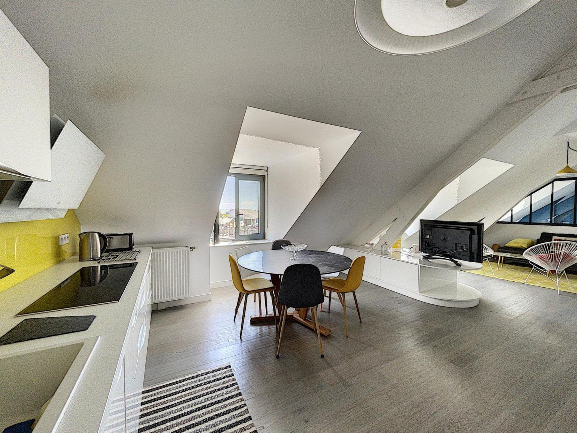 Duplex De Standing En Centre-Ville Avec Parking, Proche Port Et Plage - Fr-1-361-377 Granville Exterior foto